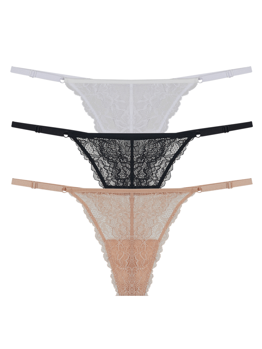 HOPE Lace G-String Lingerie 3 Pack